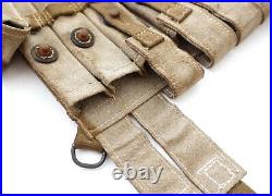 GERMAN ARMY WW2 WWII REPRO AFRIKAKORPS 9mm ammo pouches for 6 mags AGED inv #E27 GERMAN ARMY WW2 WWII REPRO AFRIKAKORPS 9mm ammo pouches for 6 mags AGED inv #E27