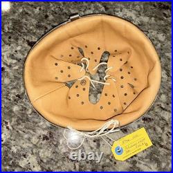 GERMAN ARMY WWII REPRO EARLY M35 reinforced side HELMET LINER with STEEL BAND