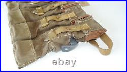 GERMAN ARMY WWII REPRO KURTZ 8mm AMMO POUCHES AGED RED STRIPE back strap inv#E20