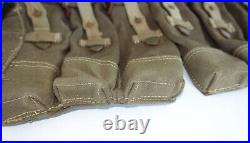 GERMAN ARMY WWII REPRO KURTZ 8mm AMMO POUCHES AGED REINFORCED back strap inv#E21
