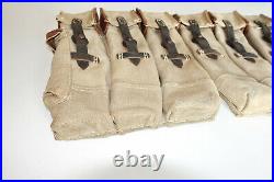 GERMAN ARMY WWII REPRO KURTZ 8mm AMMO POUCHES AGED REINFORCED inv# DR