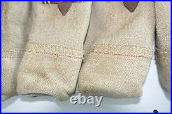 GERMAN ARMY WWII REPRO KURTZ 8mm AMMO POUCHES AGED REINFORCED red stripe inv#E14