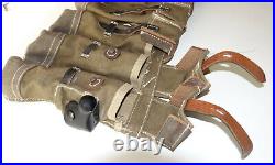 GERMAN ARMY WWII REPRO KURTZ 8mm AMMO POUCHES AGED REINFORCED red stripe inv# E7
