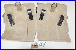 GERMAN ARMY WWII REPRO KURTZ 8mm AMMO POUCHES AGED red sripes inv# CW
