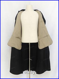 GERMAN ELITE M32 FIELD BLACK WOOL GREATCOAT TRENCH COAT SIZE L WW2 Replica