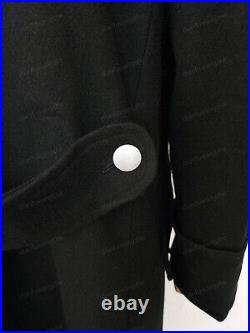 GERMAN ELITE M32 FIELD BLACK WOOL GREATCOAT TRENCH COAT SIZE L WW2 Replica