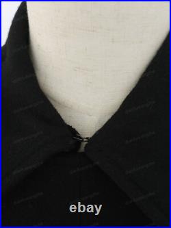 GERMAN ELITE M32 FIELD BLACK WOOL GREATCOAT TRENCH COAT SIZE M WW2 Replica GERMAN ELITE M32 FIELD BLACK WOOL GREATCOAT TRENCH COAT SIZE M WW2 Replica