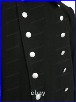 GERMAN ELITE M32 FIELD BLACK WOOL GREATCOAT TRENCH COAT SIZE XL WW2 Replica