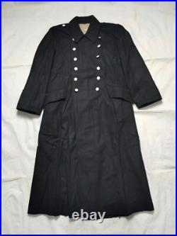 GERMAN ELITE M32 FIELD BLACK WOOL GREATCOAT TRENCH COAT SIZE XL WW2 Replica