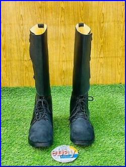 GERMAN M33 REICHSWEHR LACE-UP BUCKLE LEATHER BOOTS, OFFICER JACKBOOTS All Sizes