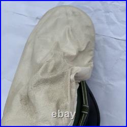 GERMAN WHITE POLICE POLIZEI VISOR HAT CAP With COCKADE & INSIGNIA SIZE 56