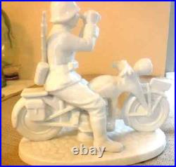 GERMAN WW2 Porcelain Motorcyclist