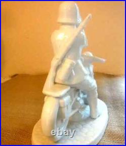 GERMAN WW2 Porcelain Motorcyclist