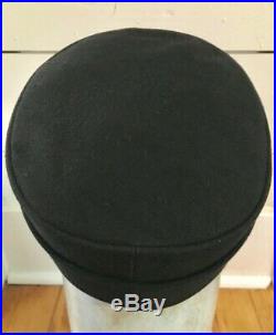 GERMAN WWII ELITE BLACK KEPI HAT Early 1960's High Quality Reproduction SALE