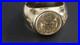 GERMAN WWII GOLD 18k Plated SILVER H G Reichmarshal Signed RING Size 11