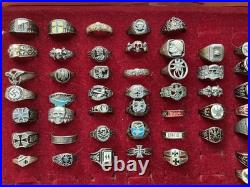 GERMAN WWII NORDLAND VIKING Division SILVER 800 Enamel RING