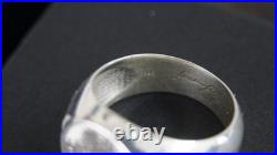 GERMAN WWII PURE 925 SILVER H G Reichmarshal Signed RING Size 11