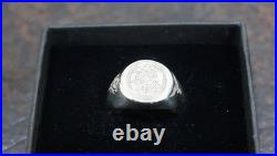 GERMAN WWII PURE 925 SILVER Herman G Reichmarshal Signed RING Size 10