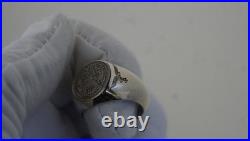 GERMAN WWII PURE 925 SILVER Herman G Reichmarshal Signed RING Size 10