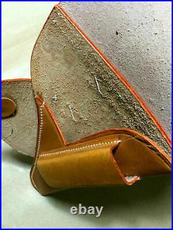 GERMAN WWII P-38 P38 SOFTSHELL HOLSTER MID-BROWN (Repro) MARKED LOT of 10