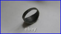 GERMAN WWII VIKING Division SILVER 800 Enamel RING Yellow Var