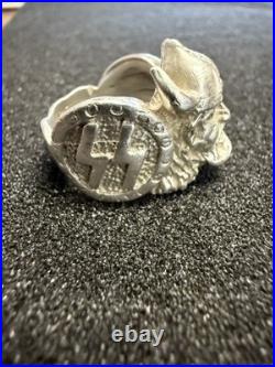 GERMAN WWII VIKING Division SILVER RING