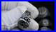 GERMAN WWII WEST WAll SILVER 800 SKULL RING Size 11 11.5