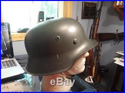 GMax reproduction WW2 M42 Single Decal German Helmet size 59. Made in the USA