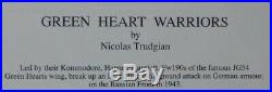 GREEN HEART WARRIORS by Nicolas Trudgian signed by Luftwaffe FW190 Aces