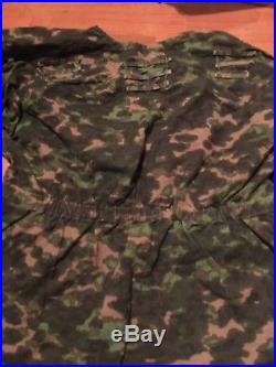 German AUTHENTIC Elite ww2 blurred edge smock reversible marked EXTREMELY RARE