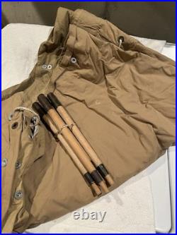 German Africa Corps Movie Prop. Zelt Tent Complete. Needs Tent Pegs. Used