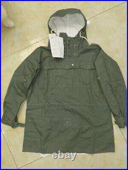 German Army Mouse Grey Reversible Mountain Smock Jacket Wwii Repro Size S