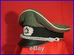 German Army Officer's Crusher Hat GERMAN MADE