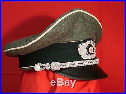 German Army Officer's Crusher Hat GERMAN MADE