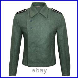 German Army Panzer Wrap Black Wool WW2 Repro Heer Uniform Jacket All Sizes