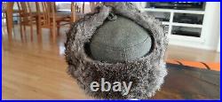 German Army WW2 Original Winter Fur Hat