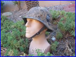German Army WW II Sand Camo Helmet (expert replica) German Army WW II Sand Camo Helmet (expert replica)