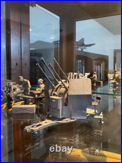 German Army World War Two Figure Set Model Kits Flak Cannon WW2 Display Set