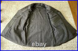 German Black Leather U-Boat Jacket Kriegsmarine