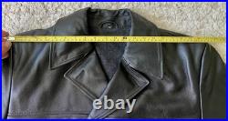 German Black Leather U-Boat Jacket Kriegsmarine German Black Leather U-Boat Jacket Kriegsmarine