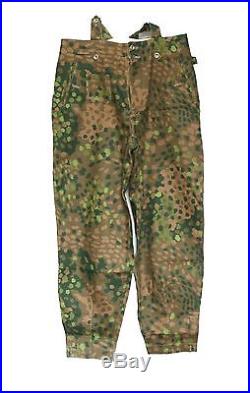 German Elite Camo Hbt Dot 44 M43 Field Military Uniform Blouse & Trousers L