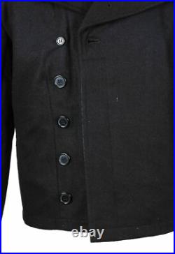 German Elite Panzer Black Wool Outdoors Jacket & Pants Set Size M Wwii Repro