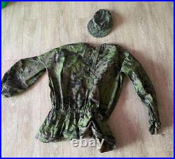 German Elite WW2 High Quality Palm Reversible Smock and Camoflague Cap