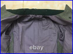 German Em M36 Field Grey Green Wool Jacket & Trousers Suit Size M Wwii Repro