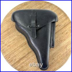 German Hardshell WWII Reproduction P38 Leather P-38 Luger Holster-Black