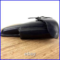 German Hardshell WWII Reproduction P38 Leather P-38 Luger Holster-Black