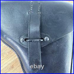 German Hardshell WWII Reproduction P38 Leather P-38 Luger Holster-Black