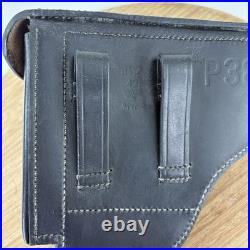 German Hardshell WWII Reproduction P38 Leather P-38 Luger Holster-Black