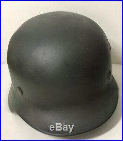 German Helmet Ww2 Q66 Original Shell