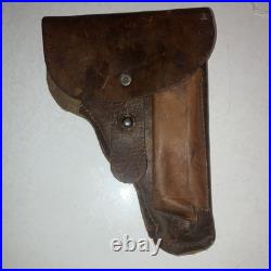 German Holster, WWII Military Brown Leather came with a Walter PP